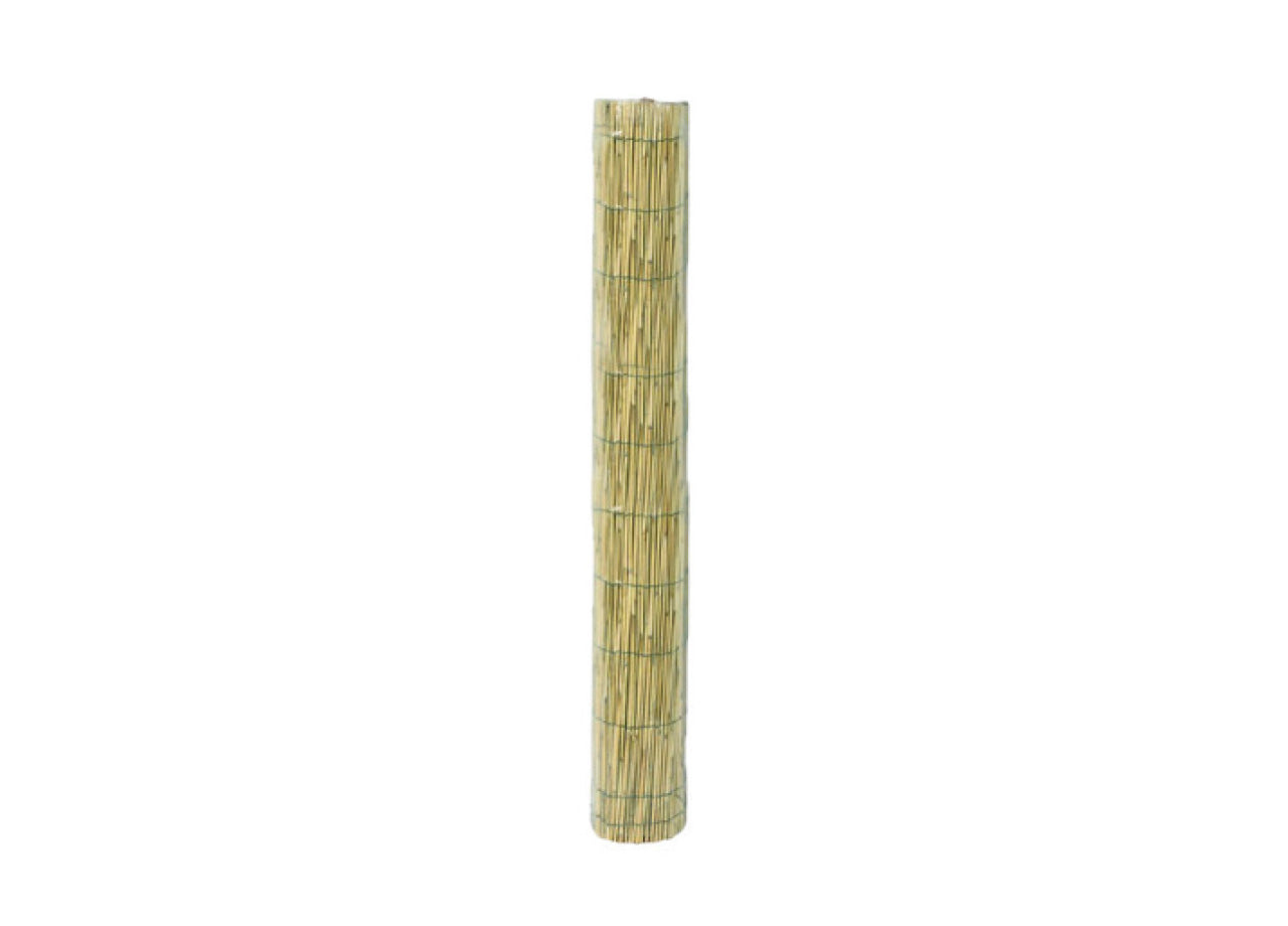 Rotolo Arella Rete Recinzione Canna Bamboo Cannette Frangivista Naturale - 120x300 - Arella