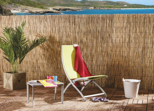 Rotolo Arella Rete Recinzione Canna Bamboo Cannette Frangivista Naturale - 150x300 - Arella