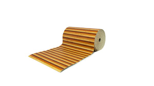 Tappeto Bamboo Passatoia Antiscivolo Degradè Colore Arancio - 50x320 - Arancio