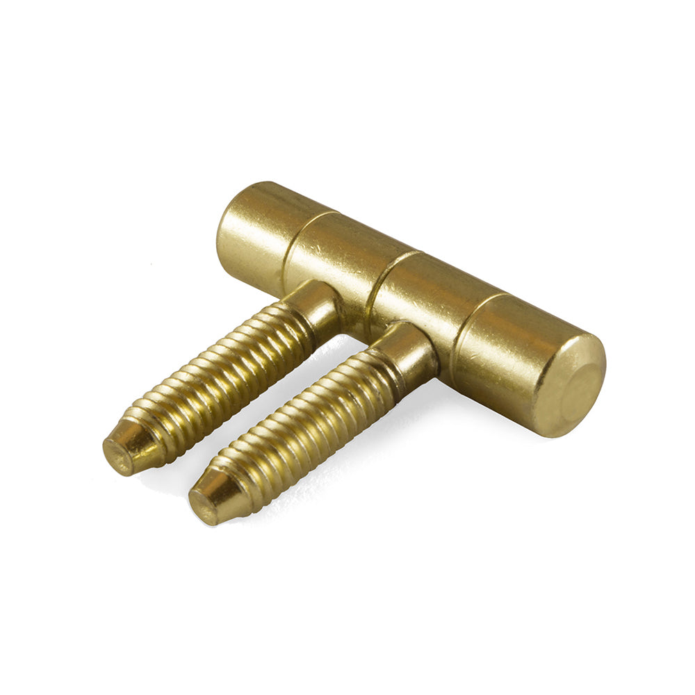 Cerniere per infissi "Anuba" in ferro ottonato Ã˜ 11 mm. 2 pz.