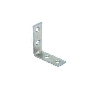 Lastrine di giunzione ad angolo in acciaio zincato bianco 20 x 20 mm. 4 pz.