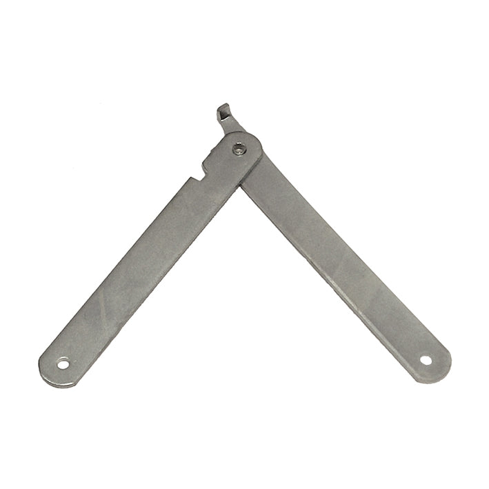 Aste snodate per cavalletti destra + sinistra ferro zincato 250 mm.