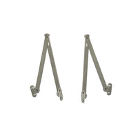 Aste snodate per cavalletti con fermo, destra + sinistra in ferro ottonato