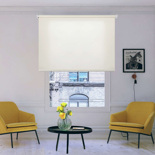 Tenda a Rullo Filtrante per finestre e porte Ecru 140x250 cm