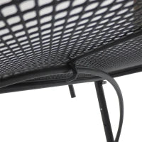 Tavolo da Ringhiera con Ganci ad Altezza Regolabile su 3 Livelli, in Metallo, 60x56.5x45 cm, Nero