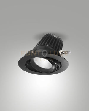 RUBENS FARETTO PER INCASSO 28W 4000K 2720LM  NERO WRC 45° ON/OFF