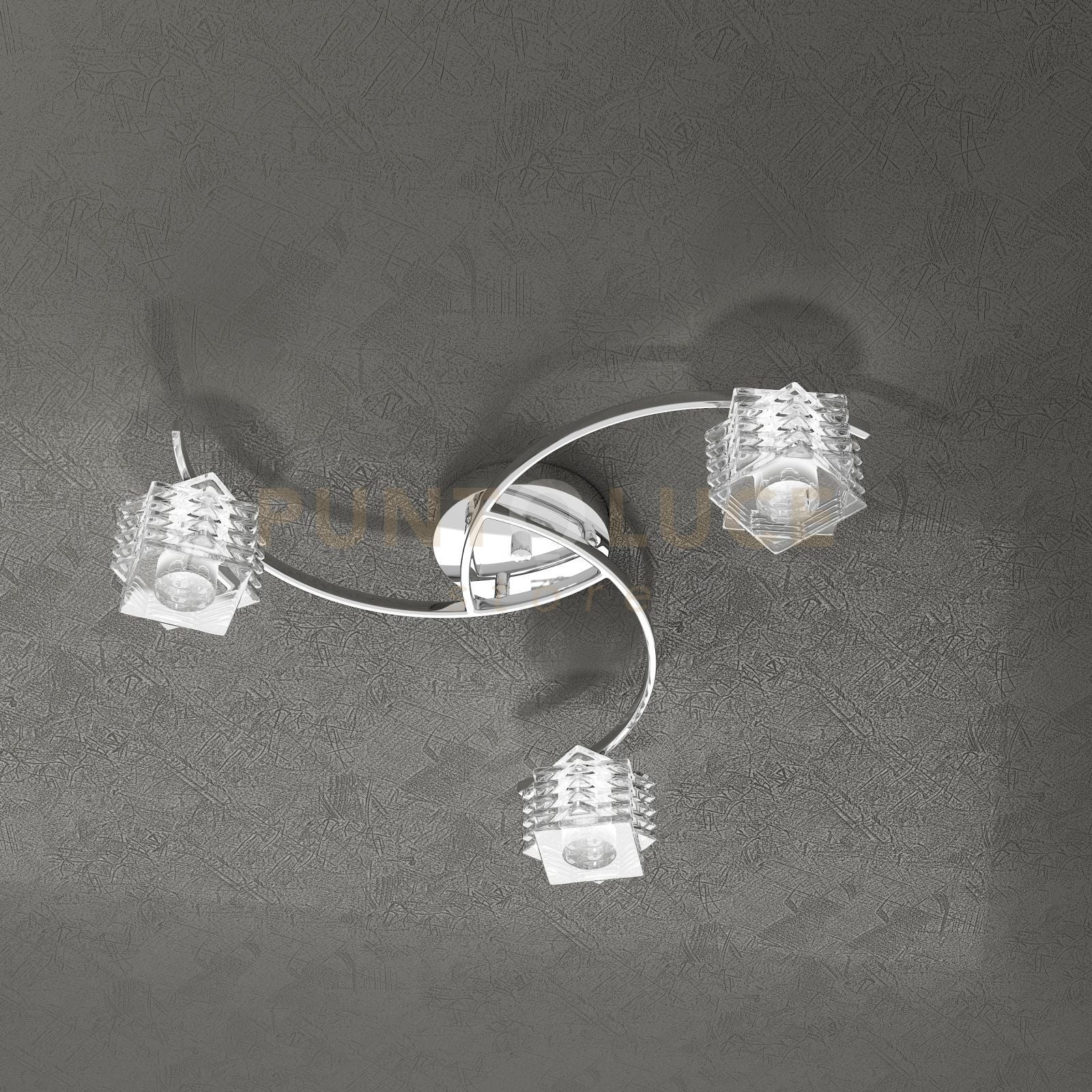 RUBIK PLAFONIERA 3 LUCI 1126-PL3