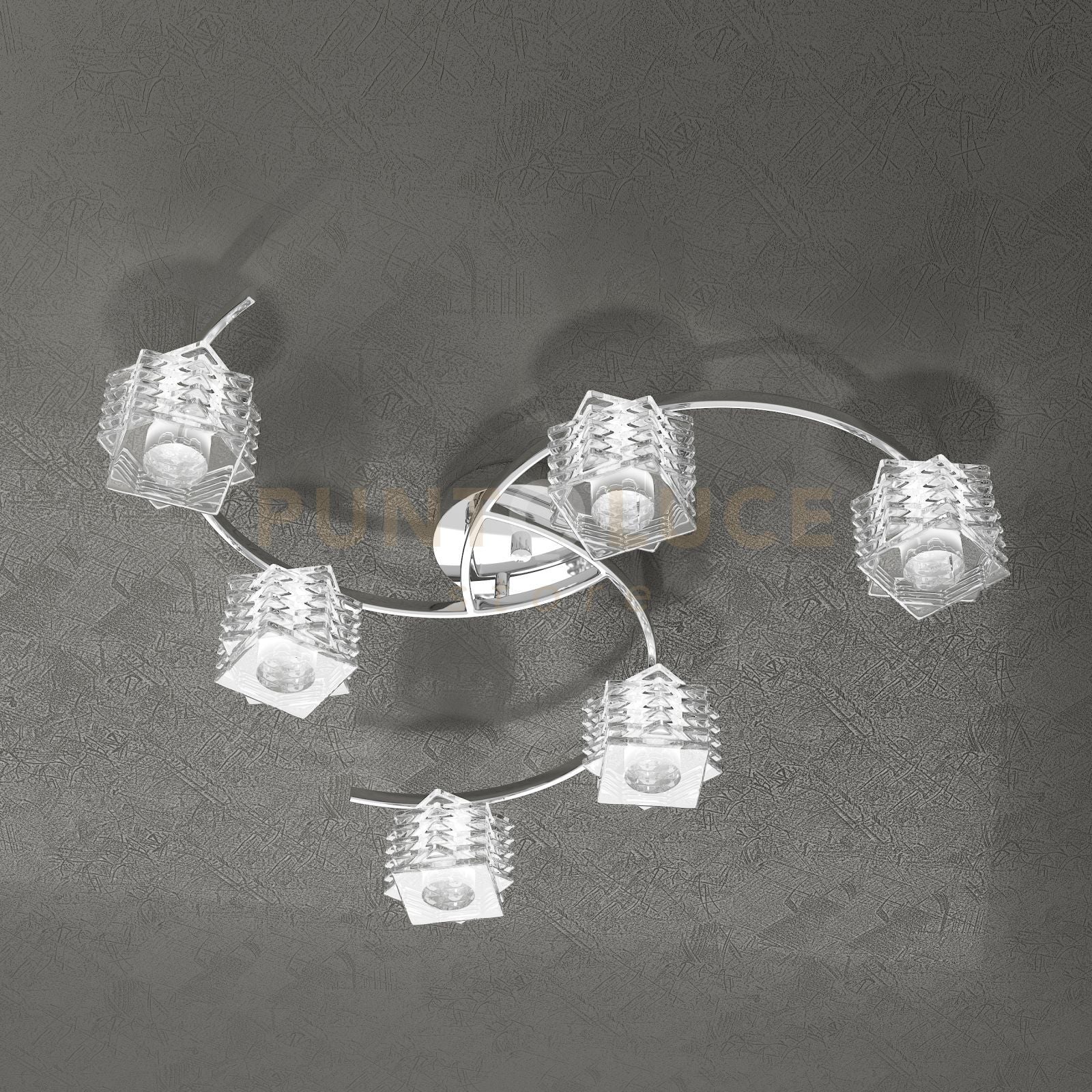 RUBIK PLAFONIERA 6 LUCI 1126-PL6