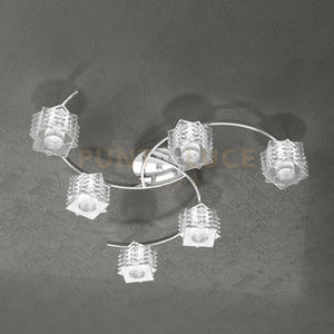 RUBIK PLAFONIERA 6 LUCI 1126-PL6