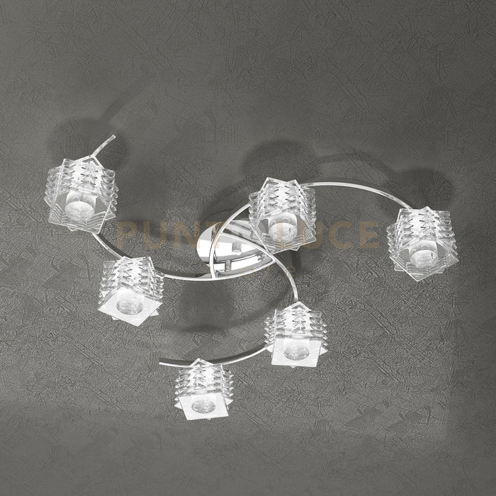 RUBIK PLAFONIERA 6 LUCI 1126-PL6