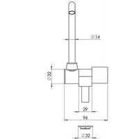 RUBINETTO ACQUA FREDDA CANNA ALTA
