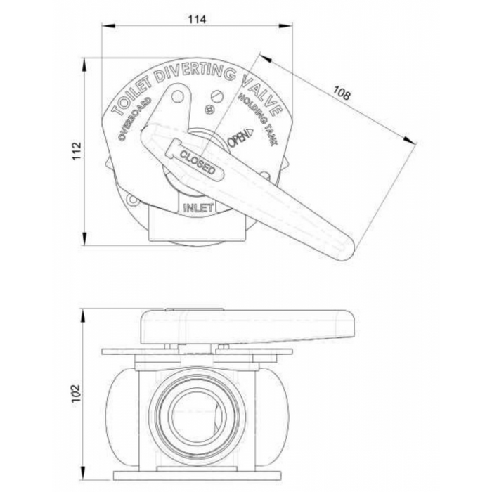 RUBINETTO MANUALE A 3 VIE AQUAVALVE