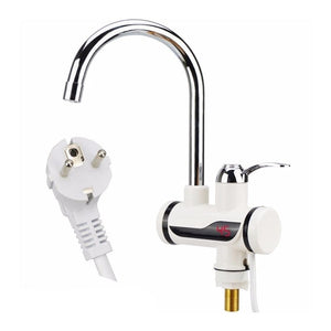 RUBINETTO MISCELATORE ELETTRICO SPINA CALDAIA ACQUA CALDA CON DISPLAY