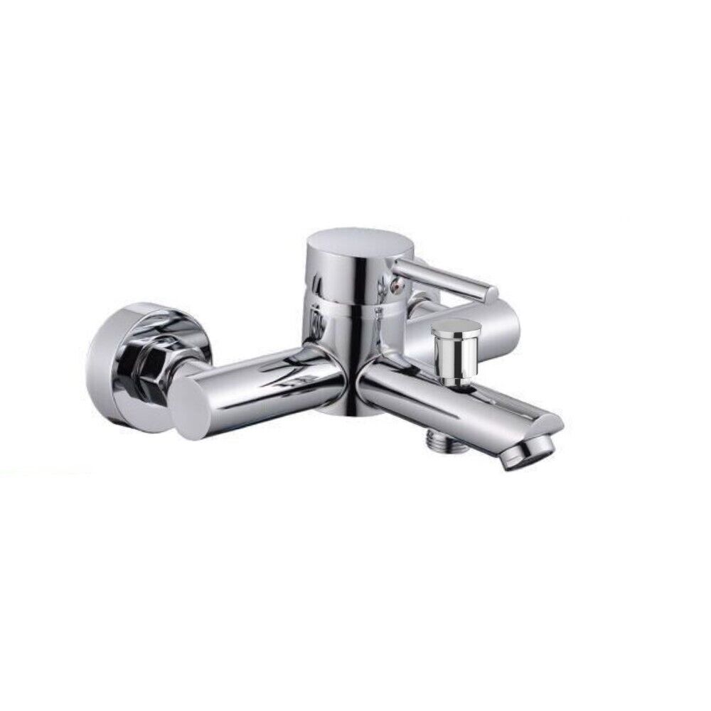 RUBINETTO MISCELATORE VASCA DA BAGNO ACCIAIO INOX ATTACCO DOCCIA RAY 87390