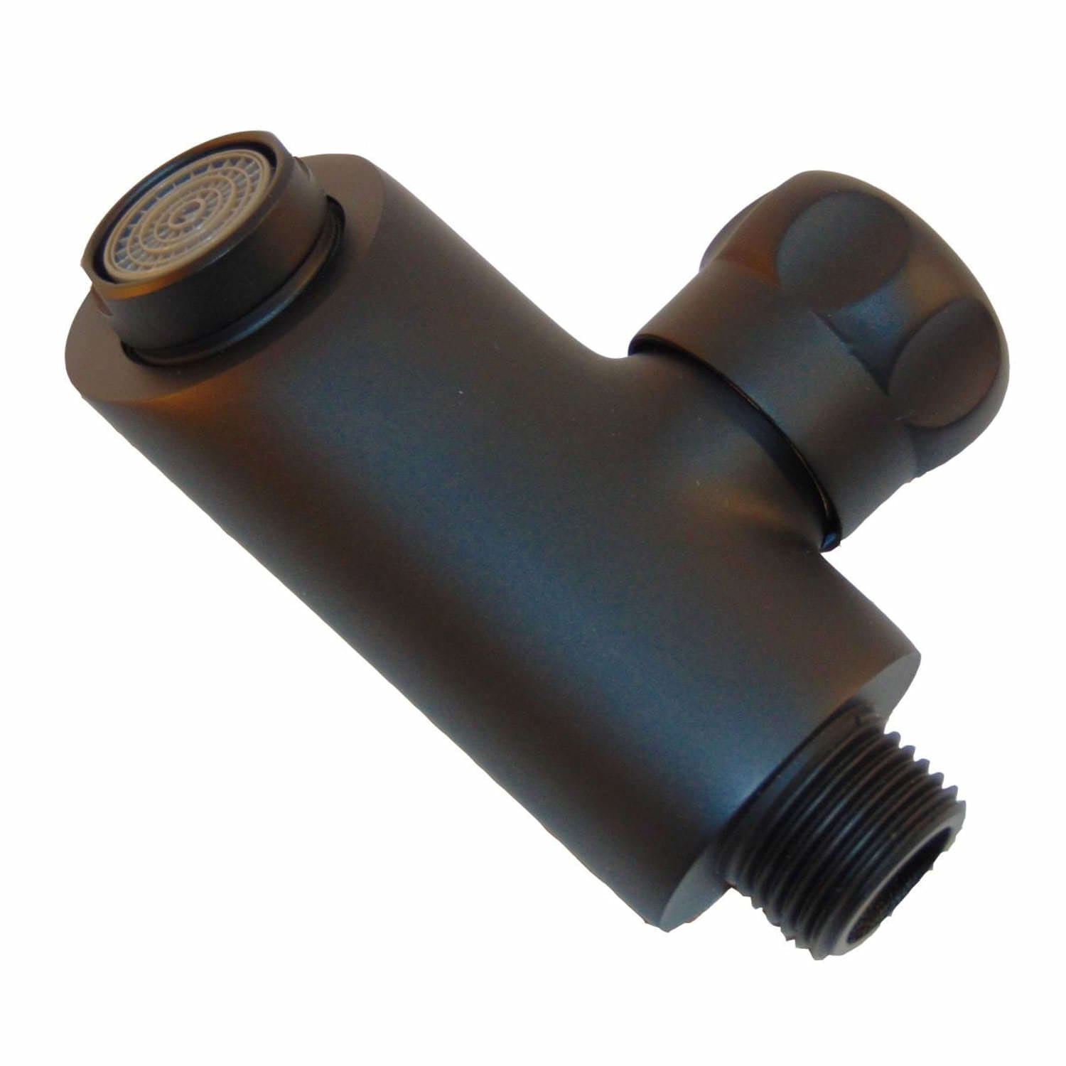 Sined Rubinetto Piedi Curvo Nero Per Docce Solari