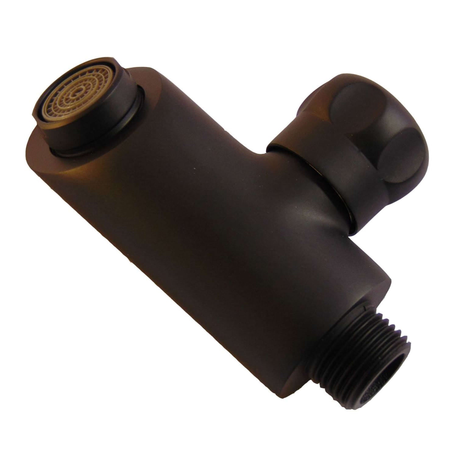 Sined Rubinetto Piedi Curvo Nero Per Docce Solari