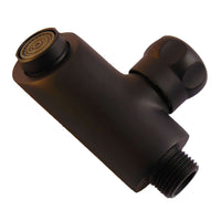 Sined Rubinetto Piedi Curvo Nero Per Docce Solari