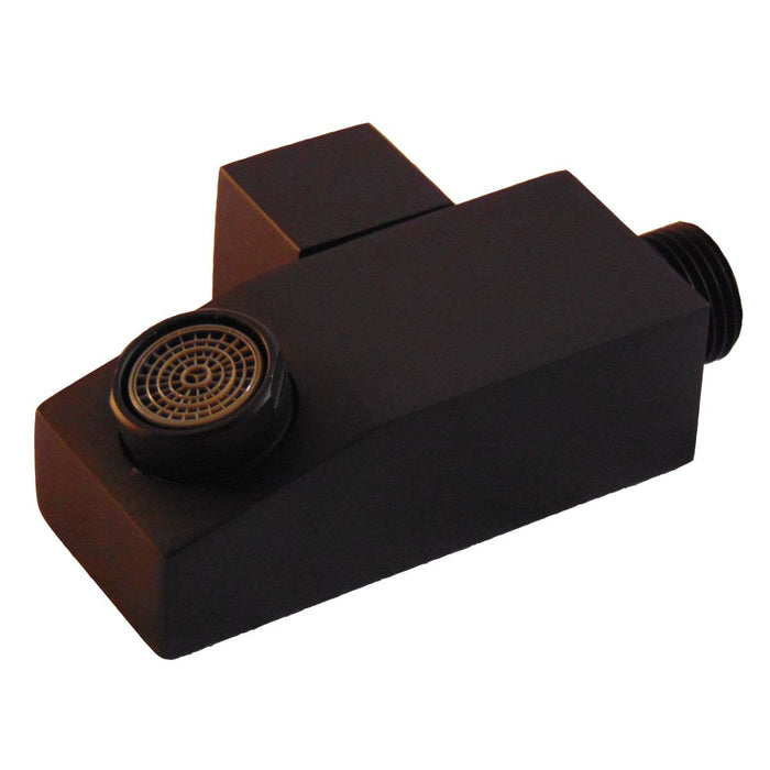 Sined Rubinetto Piedi Quadro Nero Rubinetto Lavapiedi Nero Per Docce Da Giardino e Solari