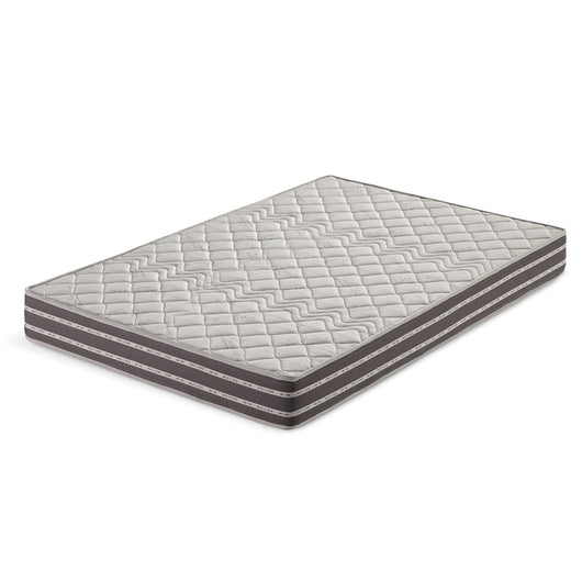 Materasso MADE IN ITALY RUBY 120x190 con rivestimento in tessuto antiacaro Silver Line e fascia traspirante laterale