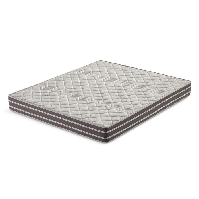 Materasso MADE IN ITALY RUBY 160x190 con rivestimento in tessuto antiacaro Silver Line e fascia traspirante laterale