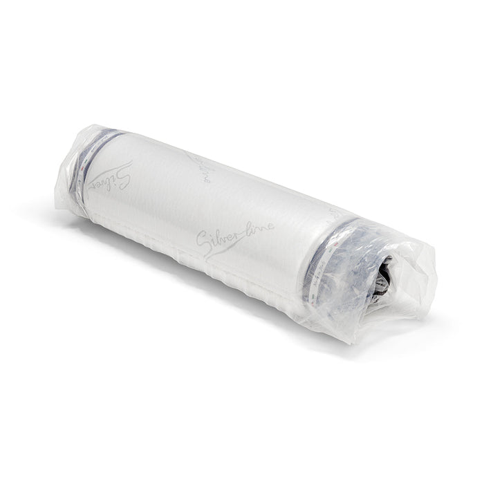 Materasso MADE IN ITALY RUBY 160x190 con rivestimento in tessuto antiacaro Silver Line e fascia traspirante laterale