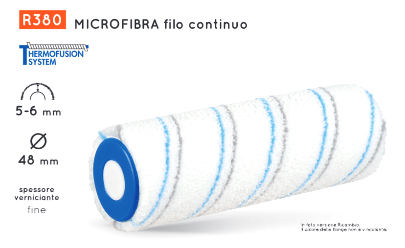 RULLO MICROFIBRA FILO CONTINUO  - MITO CINQUESTELLE - mm. 200/48 MCF W-GB 5/6 mm MP7