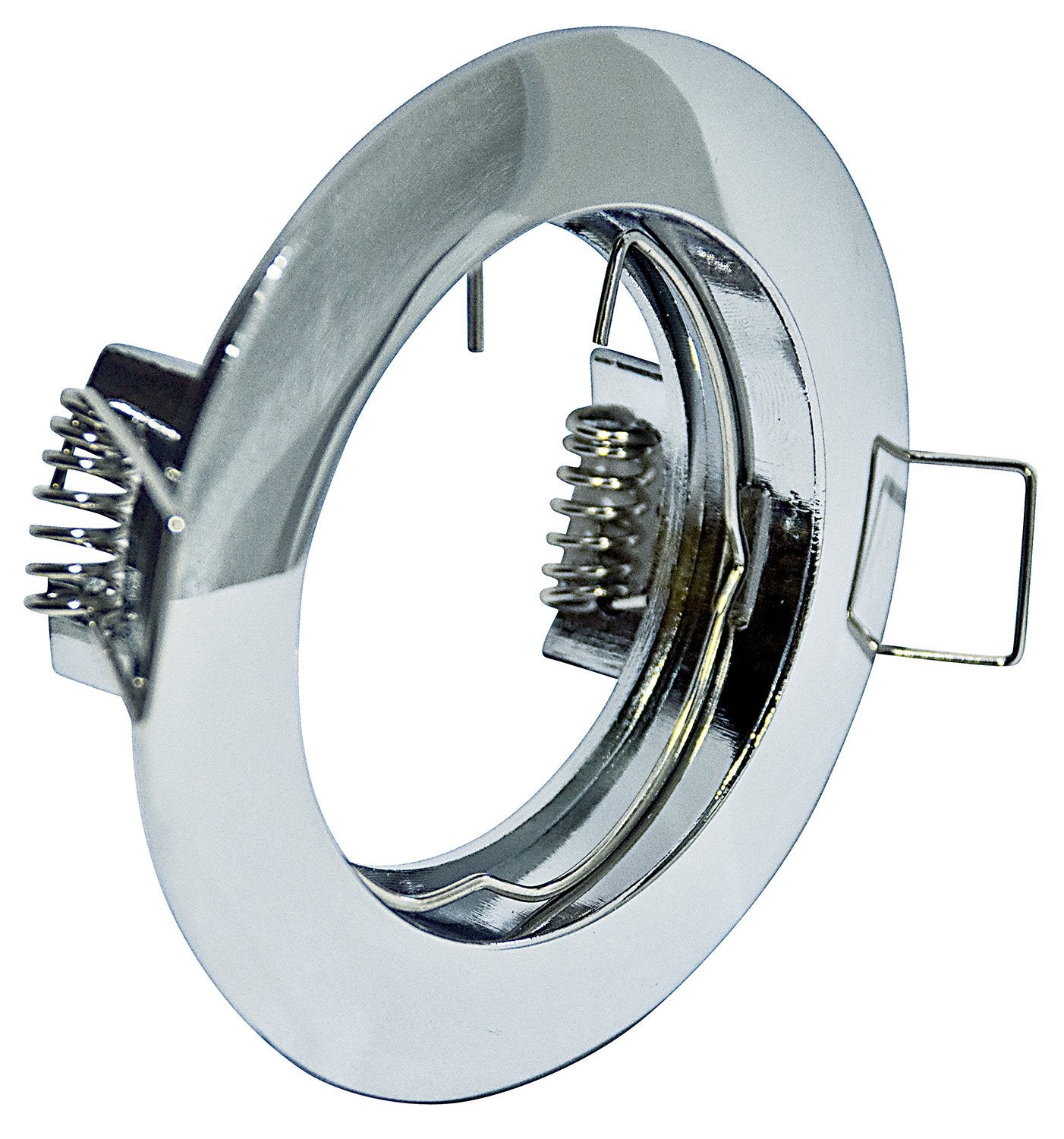 Faretto Incasso Run Tondo Alluminio Cromo 1 Luce Gu10