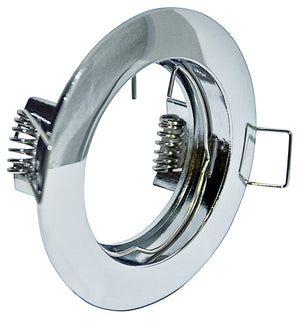 Faretto Incasso Run Tondo Alluminio Cromo 1 Luce Gu10