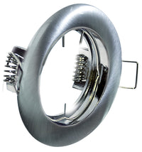 Faretto Incasso Run Tondo Alluminio Nero Satinato 1 Luce Gu10