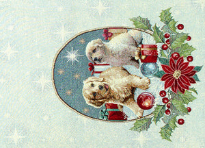 Tovaglia Natale Centrino Runner Tavolo Centrotavola Natalizio Cagnolini 967 - 45x140 - Cagnolini