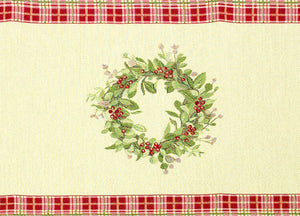 Tovaglia Natale Centrino Runner Tavolo Centrotavola Orsetto 1275 - 40x100 - Orsetto