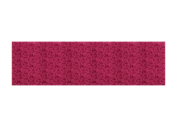 Tovaglia Natale Cucina Soggiorno Antimacchia Idrorepellente Jacquard Queen Bordeaux - 40x140 - Queen