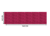 Tovaglia Natale Cucina Soggiorno Antimacchia Idrorepellente Jacquard Queen Bordeaux - 40x140 - Queen