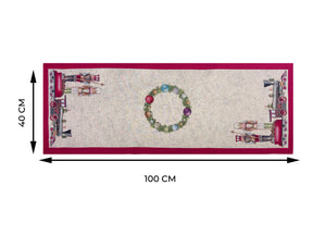 Tovaglia Natale Centrino Runner Centrotavola Natalizio Gobelin Soldatino 1324 - 40x100 - Soldatino