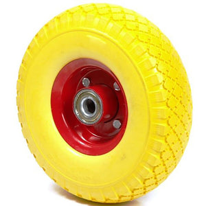 RUOTA IN GOMMA PER CARIOLA CARRELLO CON CUSCINETTO 260 LB 200 KG 4.10 /3.50 - 4