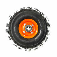 RUOTA IN GOMMA PER CARIOLA CARRELLO CON CUSCINETTO 300 LB 136 KG 4.10 /3.50 - 4