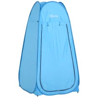 Tenda da Doccia Pieghevole Pop-Up Automatica Istantanea Armadio da Cambio per Campeggio, Poliestere, Blu