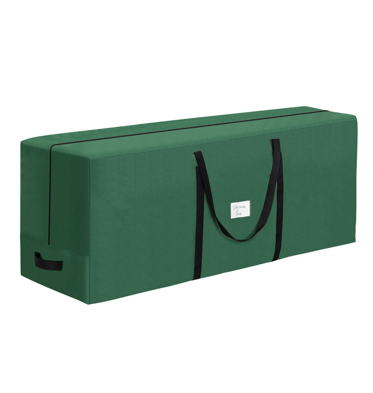 Borsa portaoggetti per albero di Natale copertura protettiva per alberi fino a 160 cm tessuto oxford 600d resistente all'usura leggero e impermeabile manici rinforzati verde 12_0003622