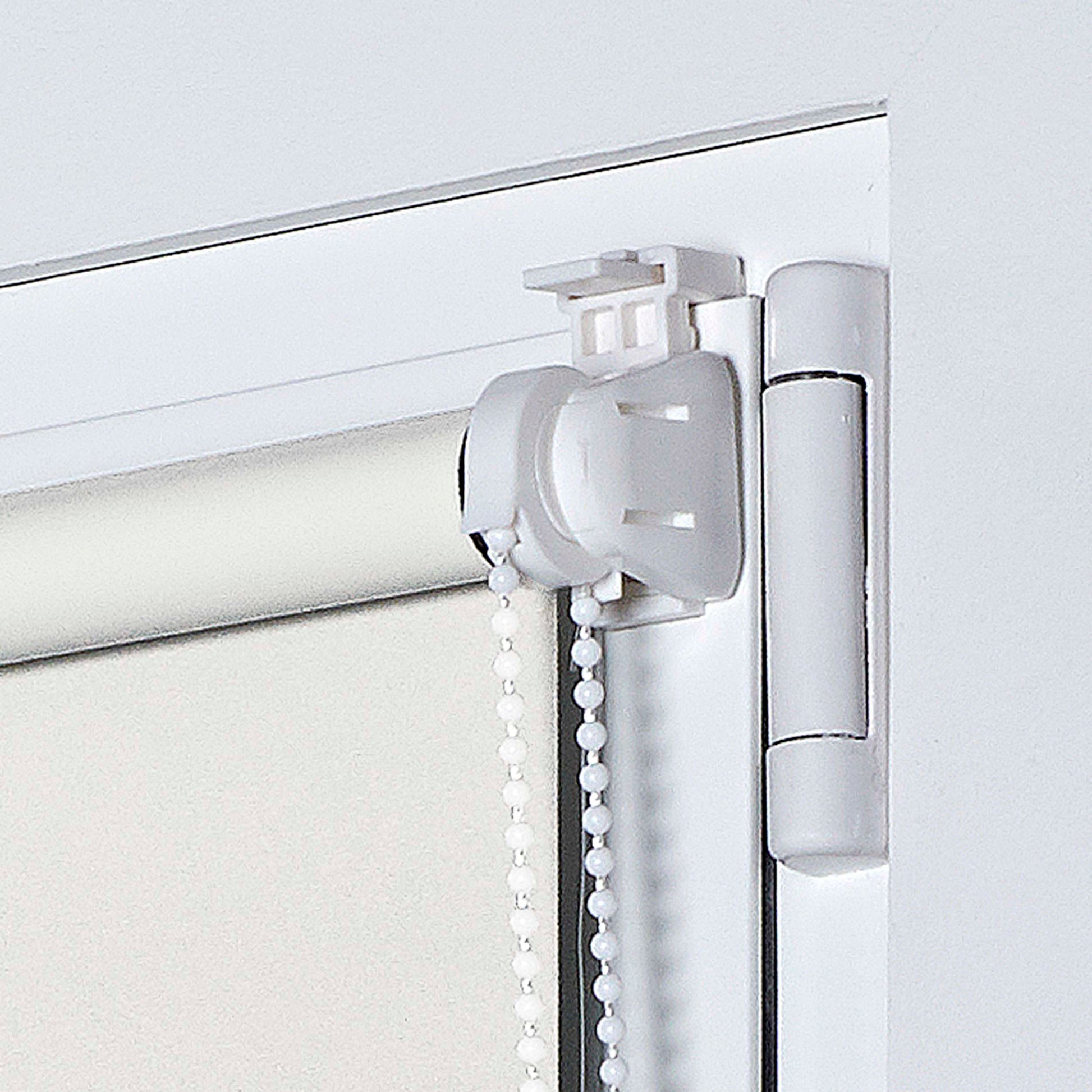Tenda a Rullo Oscurante installazione senza foratura EasyFix Ecru 60x180 cm