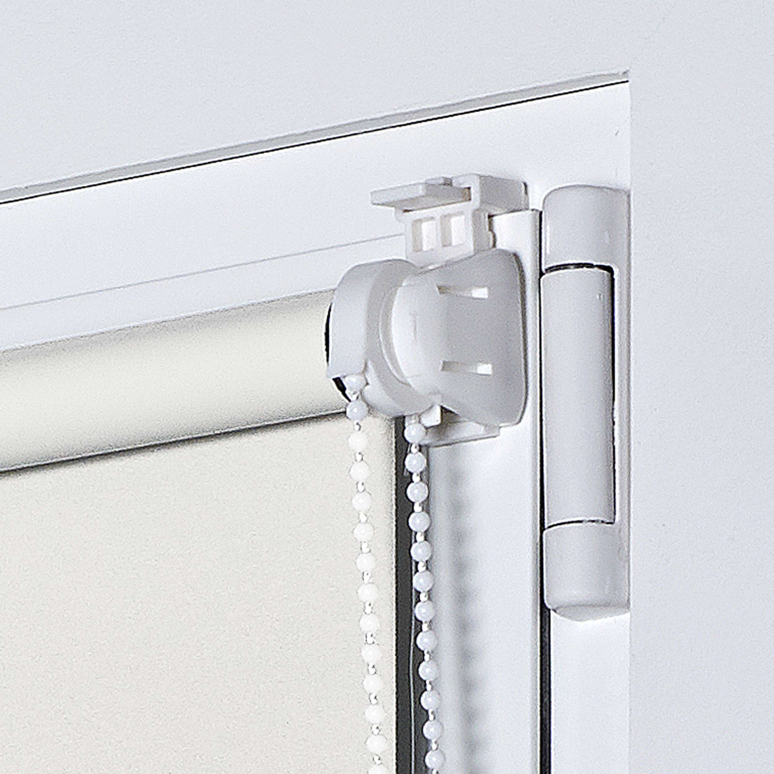 Tenda a Rullo Oscurante installazione senza foratura EasyFix Ecru 60x180 cm