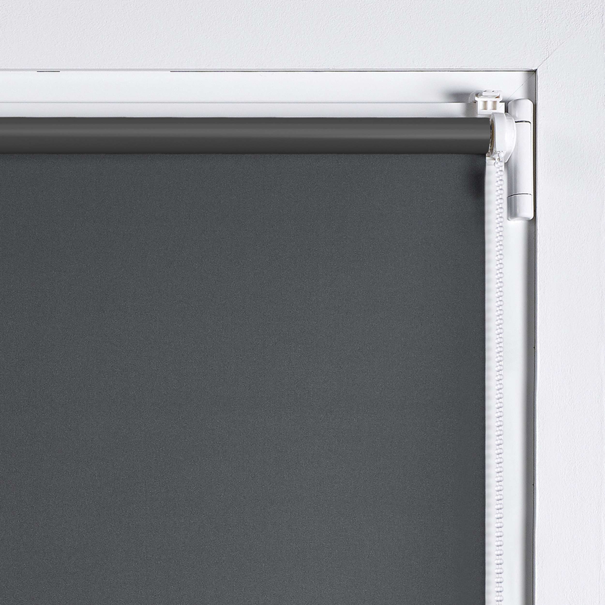 Tenda a Rullo Oscurante installazione senza foratura EasyFix Grigio 60x180 cm