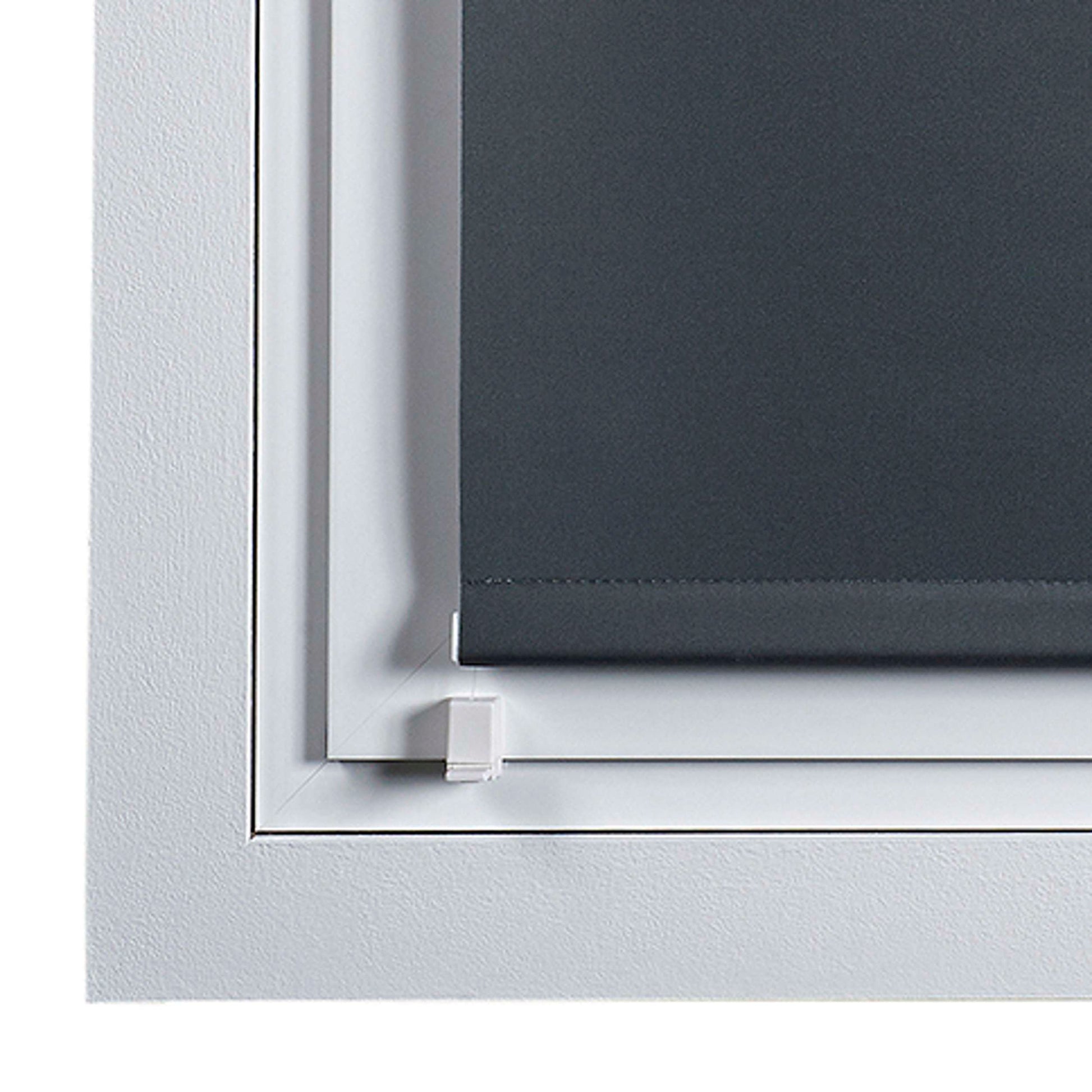 Tenda a Rullo Oscurante installazione senza foratura EasyFix Grigio 120x180 cm