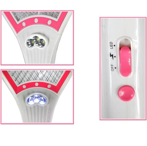 Racchetta elettrica rotonda per zanzare Ricaricabile con torcia ART.59835