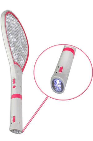 Racchetta elettrica rotonda per zanzare Ricaricabile con torcia ART.59835