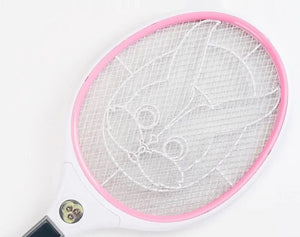 Racchetta fulmina zanzare ricaricabile pannello solare con luce LED QX-905