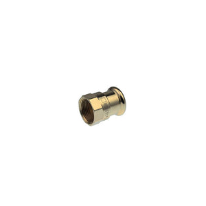 Raccordo Diritto pressareRAME GAS press fitting femmina  1/2"-15 profilo M