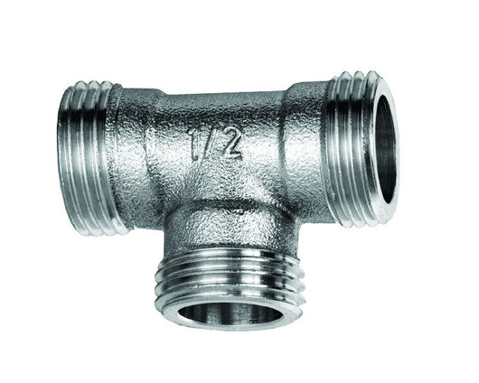 Raccordo T 3 vie maschio 1/2''