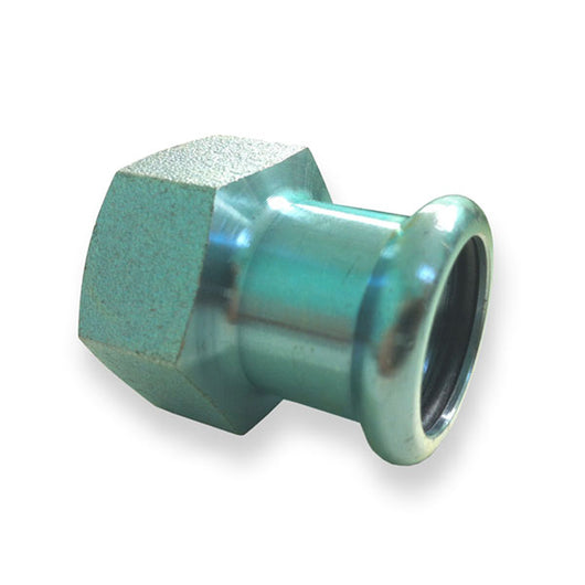 Raccordo pressare  femmina  ZINCATO press fitting  1" x 28 profilo M