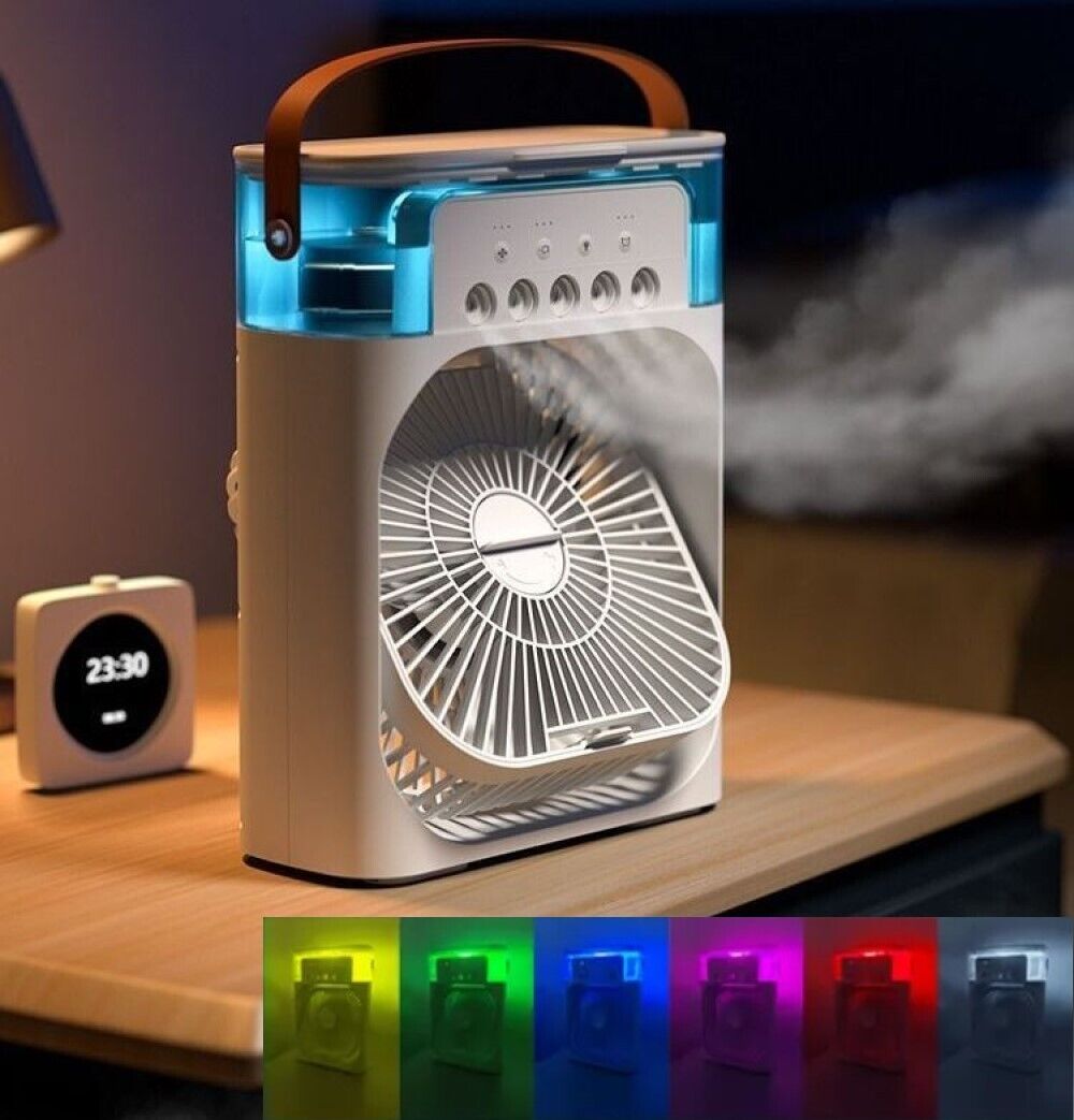 Raffrescatore Ventilatore Umidificatore Evaporativo Purificatore Aria Ghi L11190