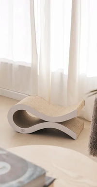 Tiragraffi ondulato per gatti